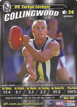 2006 Team Zone AFL Team - How to Play Promos #9 Tarkyn Lockyer Front